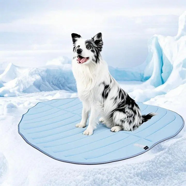 Vagascape Outdoor fun Cooling Pet Mat, Eco-Friendly Gel-Free Cooling Pad for Large Dogs, Viral Must-Have Summer Dog Essentials, Portable & Machine Washable Durable Mat for Crate Trunk Camping Travel